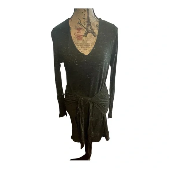 Dolan Charcoal Long-Sleeve Dress - Picture 2 of 6